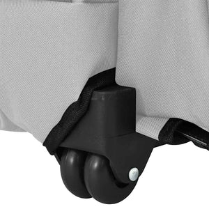 Husdjursvagn 3-i-1-design grå 48x32x(57-106) cm oxfordtyg