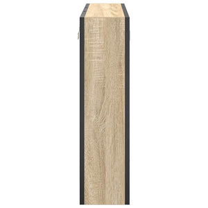 Spegelskåp med hylla Sonoma-ek 60 x 16 x 60 cm Konstruerat trä