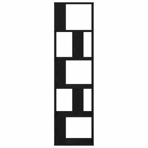 Bokhylla Svart Ek 45 x 23,5 x 162,5 cm