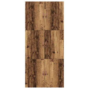 Förvaringssängram Gammalt trä 80 x 200 cm Konstruerat trä