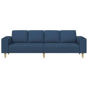 Vardagsrumsoffa Blå 250 x 77 x 76 cm Polyester