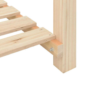 Trädgårdsplanterare Beige 71 x 37 x 76,5 cm Massivt Furu