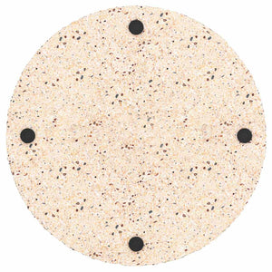 Parasollfot Gul Sten 45 x 45 x 40 cm Betong