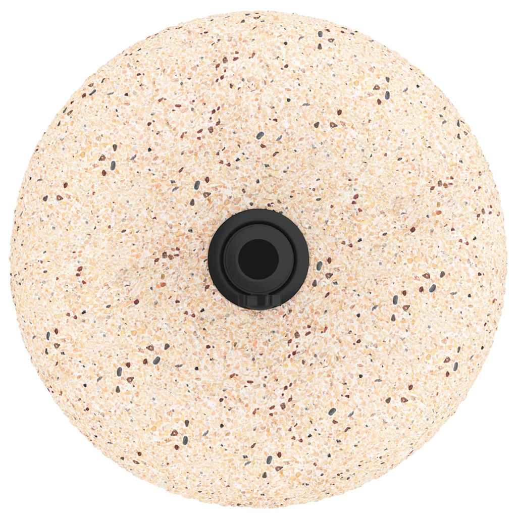 Parasollfot Gul Sten 45 x 45 x 40 cm Betong