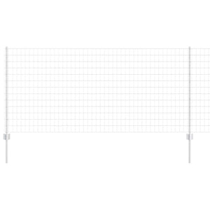 Stängsel med stolpe Silver 1 x 25 m Stål