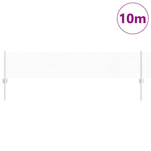 Stängsel med stolpe Silver 0,4 x 10 m Stål