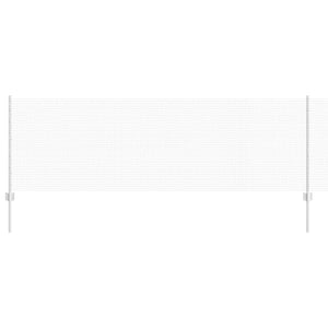 Stängsel med stolpe Silver 0,8 x 10 m Stål