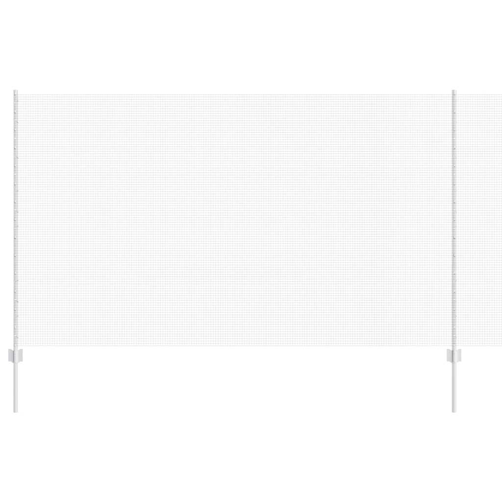 Stängsel med stolpe Silver 1,4 x 10 m Stål