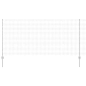 Stängsel med stolpe Silver 1,2 x 25 m Stål