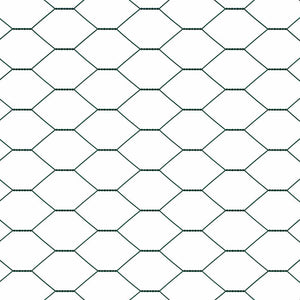 Stängsel med stolpe Grön 1,2 x 10 m Stål och PVC