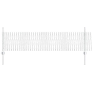 Stängsel med stolpe Silver 0,5 x 10 m Stål