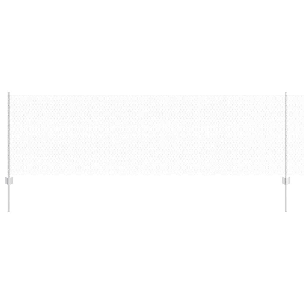 Stängsel med stolpe Silver 0,8 x 10 m Stål