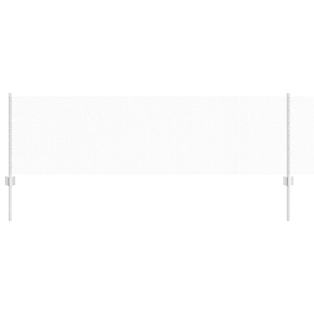Stängsel med stolpe Silver 0,6 x 25 m Stål