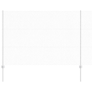 Stängsel med stolpe Silver 1,5 x 25 m Stål