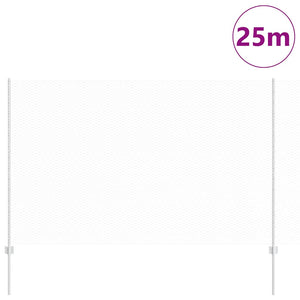 Stängsel med stolpe Silver 1,6 x 25 m Stål