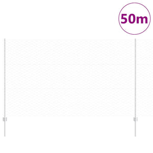 Stängsel med stolpe Silver 1,4 x 50 m Stål