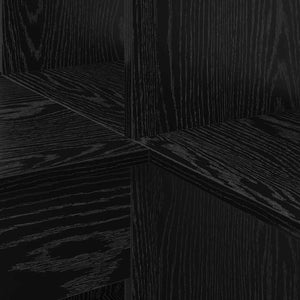 Hörnskrivbord Svart Ek 101,5 x 149,5 x 149,5 cm Konstruerat trä