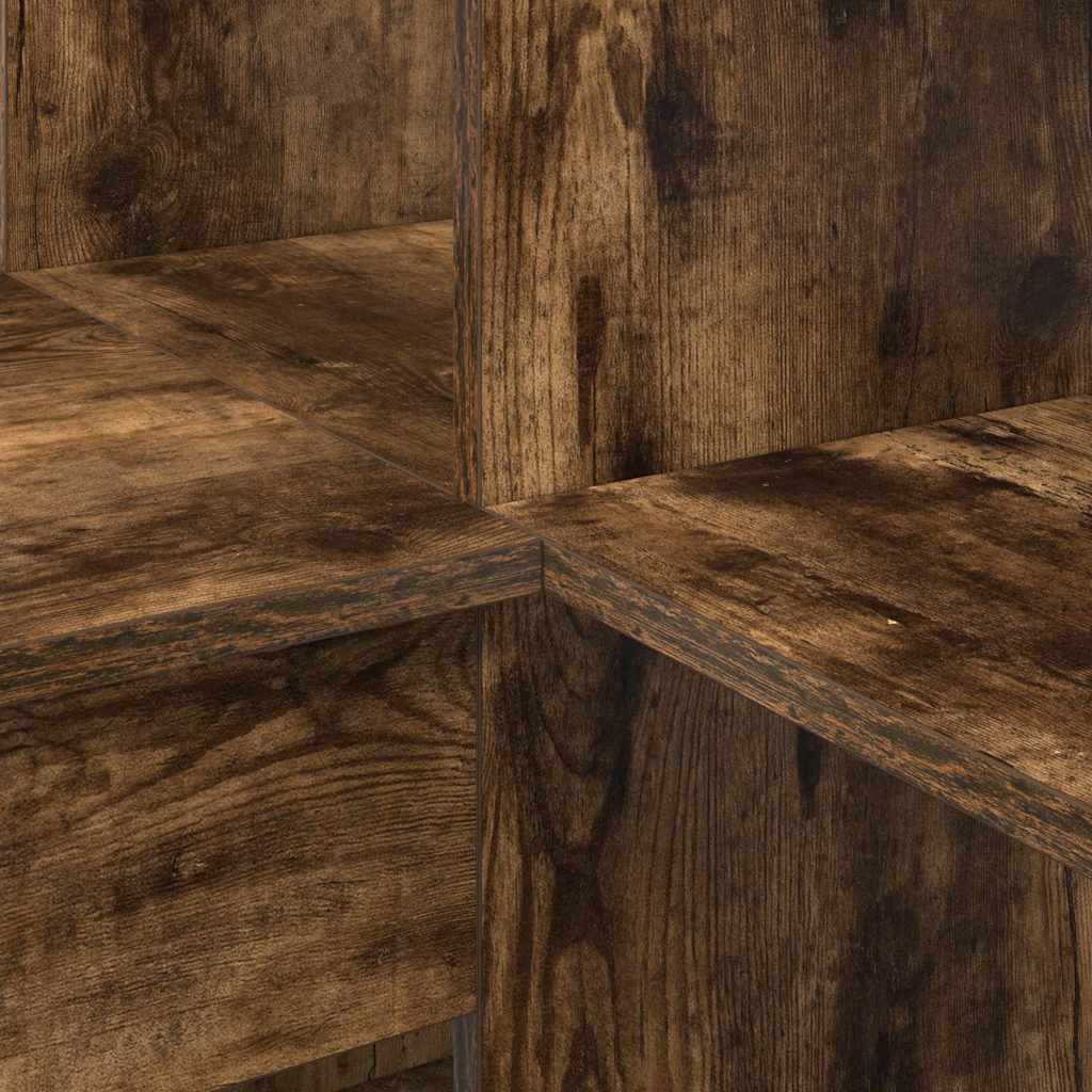 Hörnskrivbord Rökt ek 101,5 x 149,5 x 149,5 cm Konstruerat trä