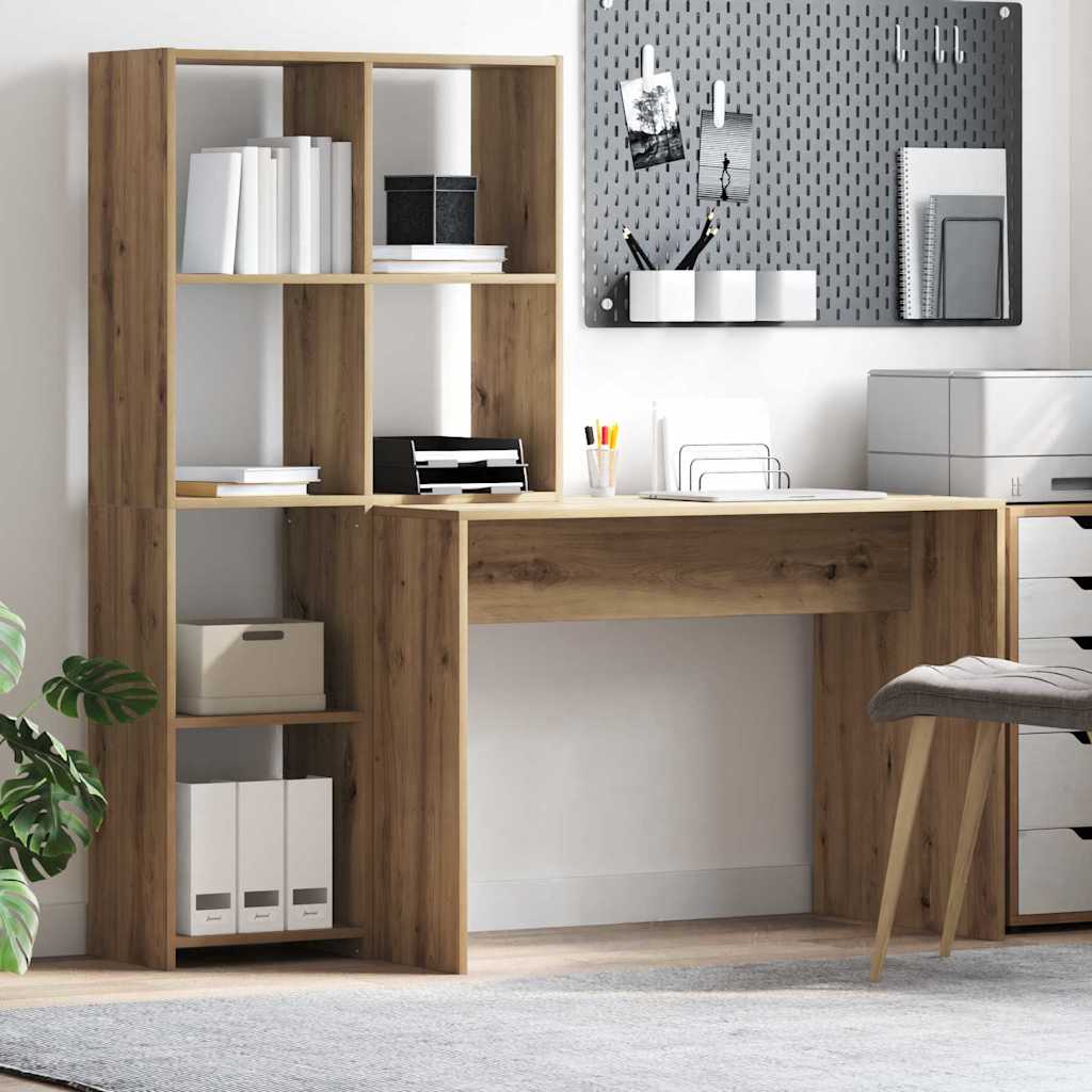 Skrivbord Artisan Ek 138,5 x 55 x 143 cm Konstruerat trä