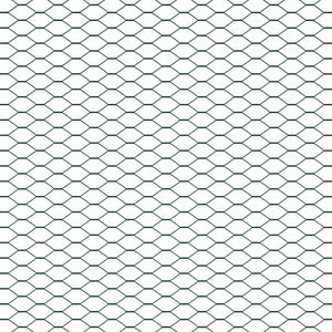 Hexagonstängsel Grön 1,6 x 25 m PVC