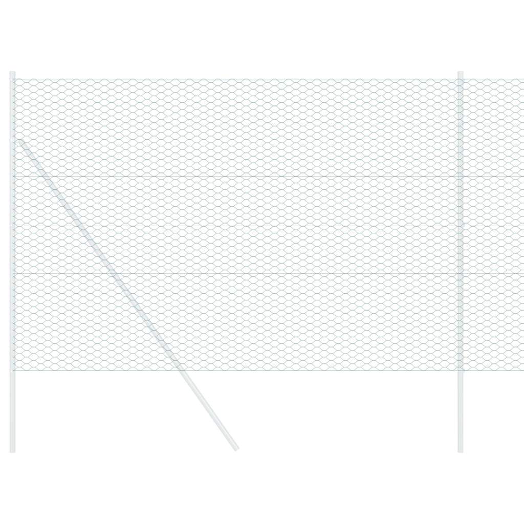Hexagonstängsel Grön 1,6 x 50 m PVC