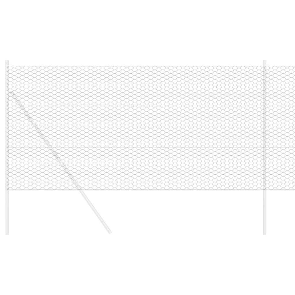 Hexagonstängsel Grå 1,2 x 50 m PVC