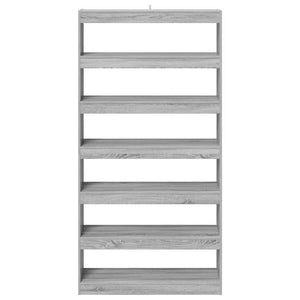 Bokskåp Grå Sonoma 100 x 30 x 198 cm Konstruerat trä