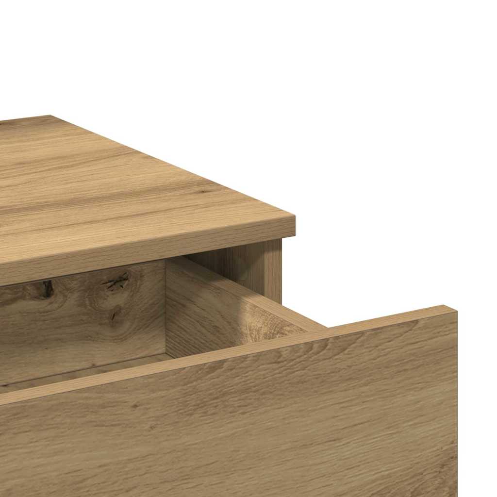 Sminkbord med låda artisan ek 100 x 40 x 130 cm Konstruerat trä