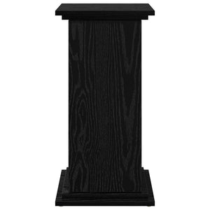 Displayställ med dörr Svart Ek 31 x 30 x 60 cm Konstruerat trä