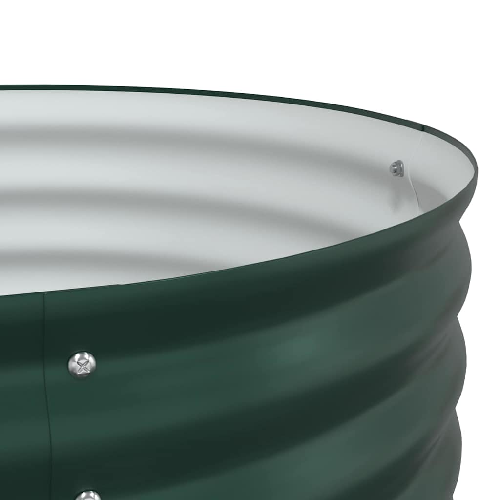 Upphöjd odlingslåda Grön 400 x 80 x 81 cm Stål