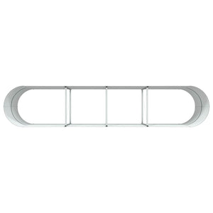 Upphöjd odlingslåda Grön 400 x 80 x 81 cm Stål