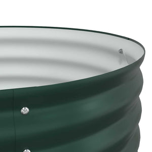 Upphöjd odlingslåda Grön 160 x 80 x 44 cm Stål