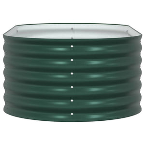 Upphöjd odlingslåda Grön 160 x 80 x 44 cm Stål