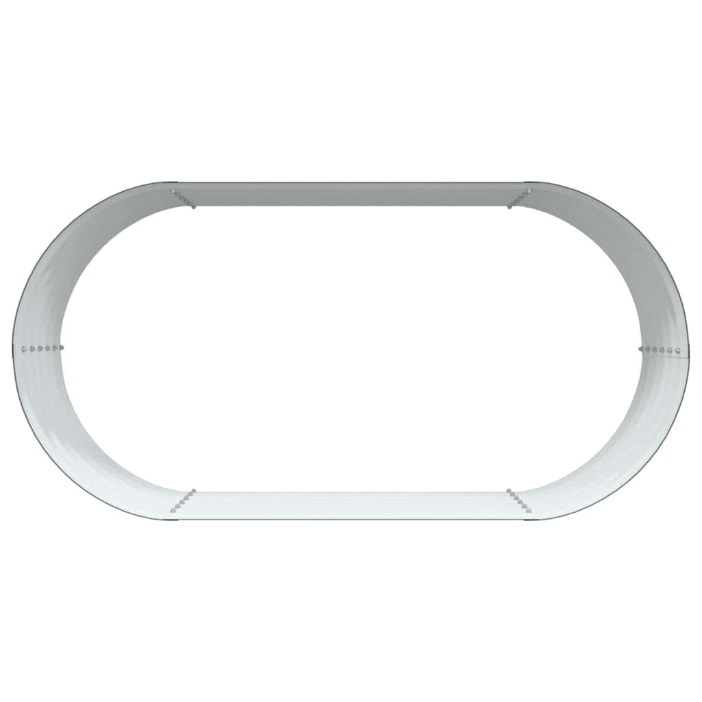 Upphöjd odlingslåda Grön 160 x 80 x 44 cm Stål