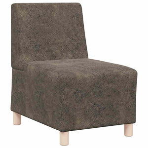 Modulsofa utan armstöd 3 pcs Mörkgrå 55 x 74 x 82 cm