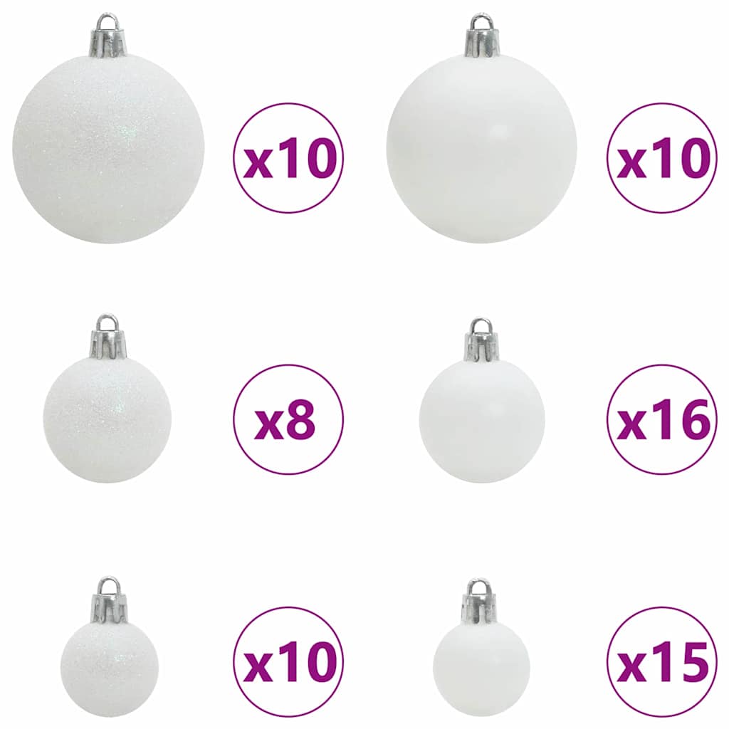 Plast Hingad Julgran med 300 LED-lampor Grön 180 cm PE och PVC