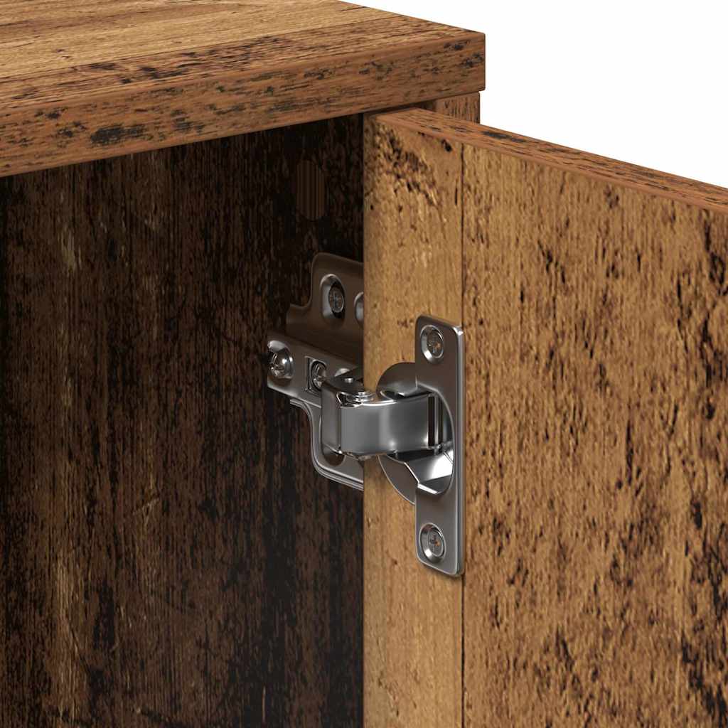 Sideboard 2 pcs Gammalt trä 60 x 31 x 70 cm Konstruerat trä