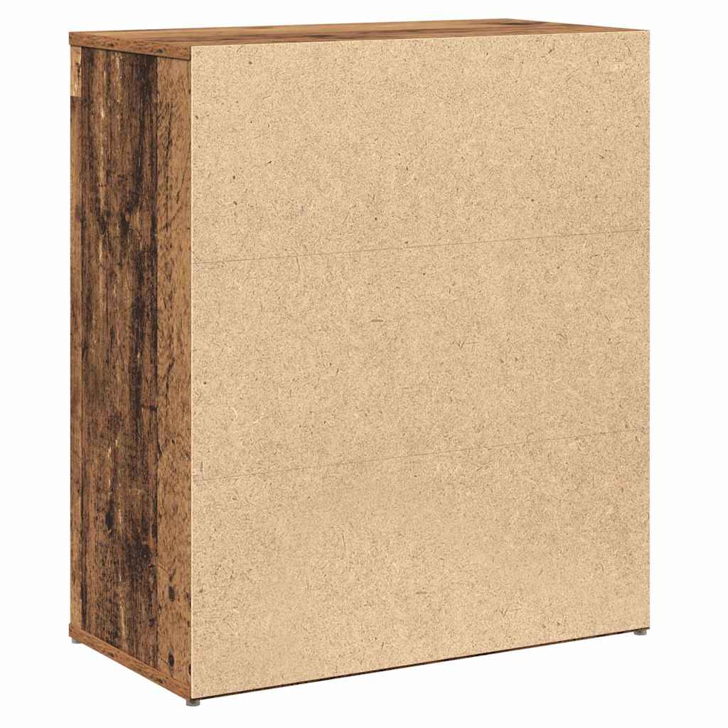 Sideboard 2 pcs Gammalt trä 60 x 31 x 70 cm Konstruerat trä