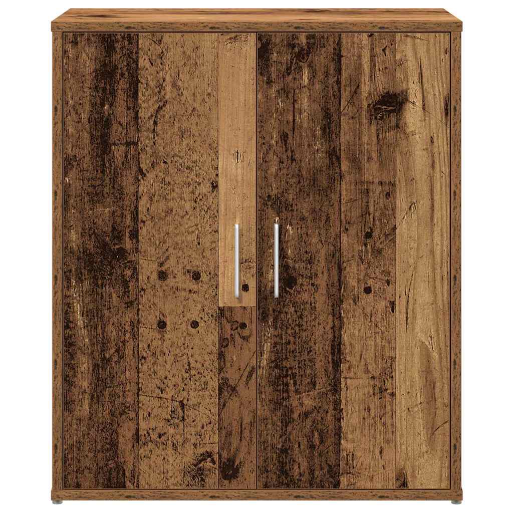 Sideboard 2 pcs Gammalt trä 60 x 31 x 70 cm Konstruerat trä