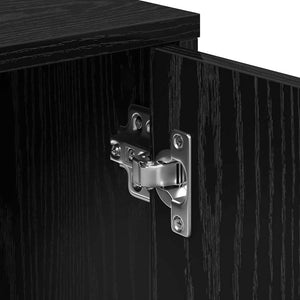 Sideboard 2 pcs Svart Ek 60 x 31 x 70 cm Konstruerat trä