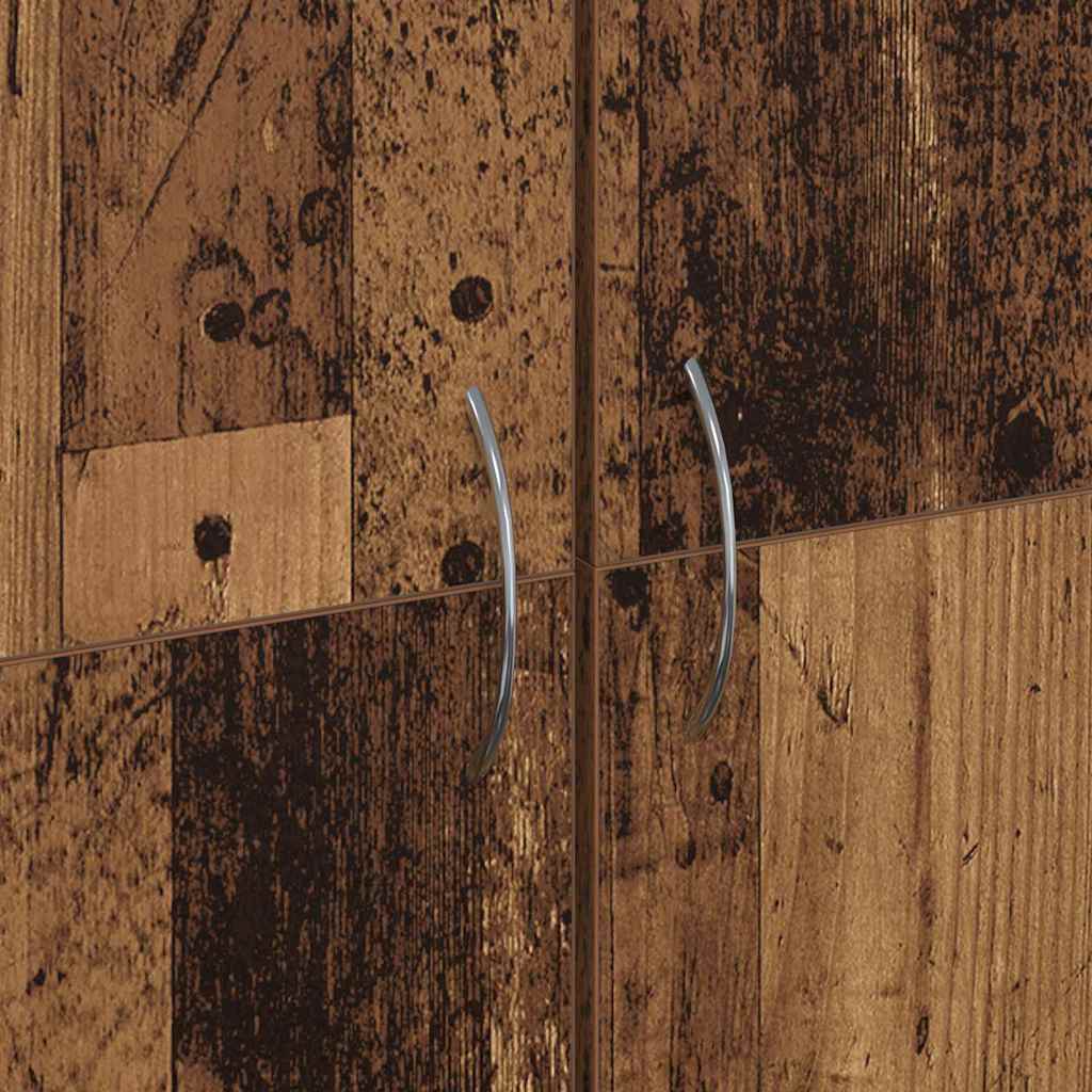 Kontorsskåp Gammalt trä 70 x 32 x 77.5 cm Konstruerat trä