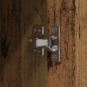 Skåp 2 pcs Gammalt trä 80 x 42 x 185 cm