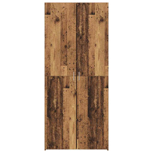 Skåp 2 pcs Gammalt trä 80 x 42 x 185 cm