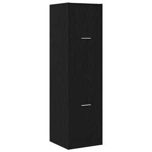 Apoteksskåp Svart ek 40 x 41 x 144.5 cm Konstruerat trä