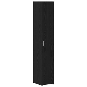 Förvaringsskåp 3 pcs Svart Ek 30 x 42,5 x 225 cm