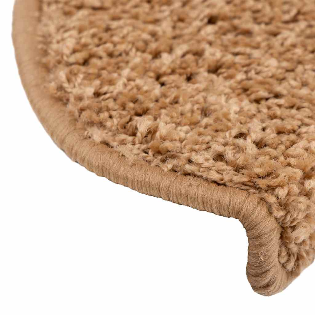 Trappmattor 20 st 65x21x4 cm beige halvrunda stora