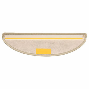 Trappmattor självhäftande sisal-look 30 st 56x17x3 cm ljusgrön