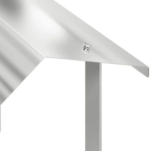 Skorstenhuv Silver 40 x 40 x 37,5 cm Rostfritt stål