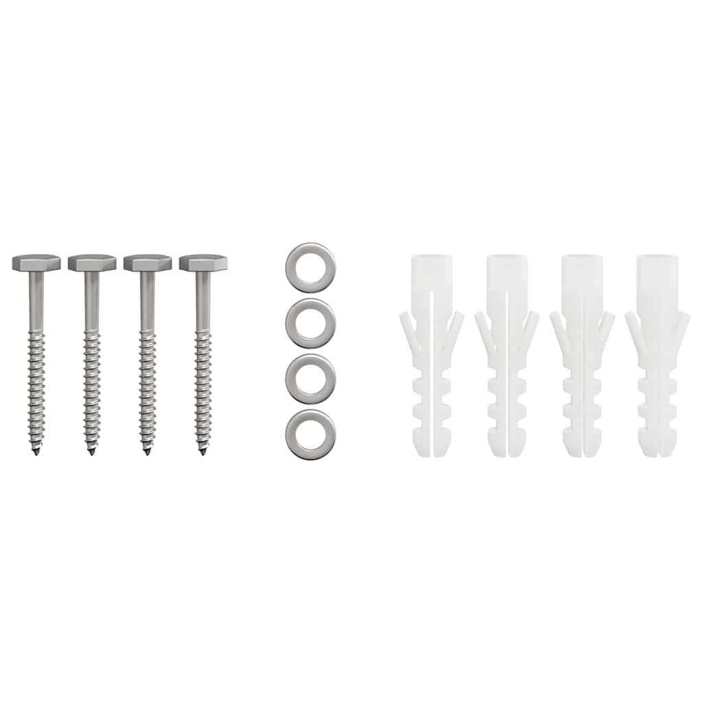 Skorstenhuv Silver 40 x 40 x 37,5 cm Rostfritt stål