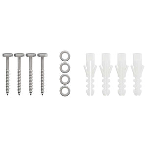 Skorstenhuv Silver 40 x 40 x 37,5 cm Rostfritt stål